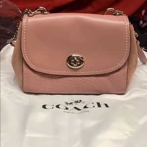 NWT Coach Crossbody - Dusty Rose